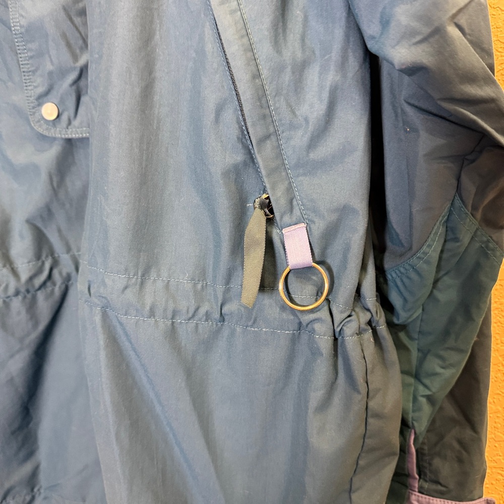 Patagonia Vintage Deep Blue Pullover Anorak Gorpcore Granola Windbreaker Sz M - Picture 15 of 15
